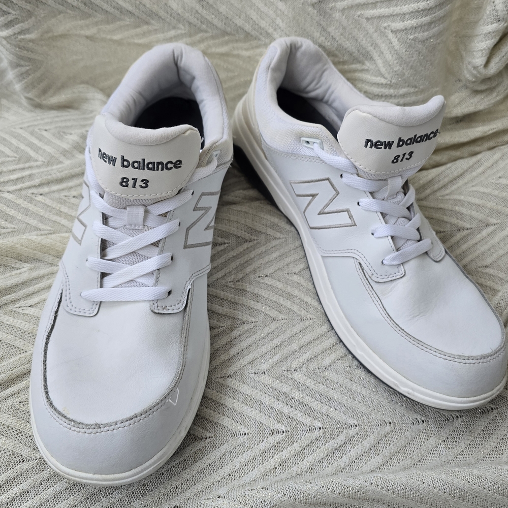 New Balance 813 Walking Shoes – Size 13 – White Leather